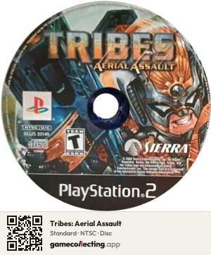 Tribes: Aerial Assault PlayStation 2, NTSC disc