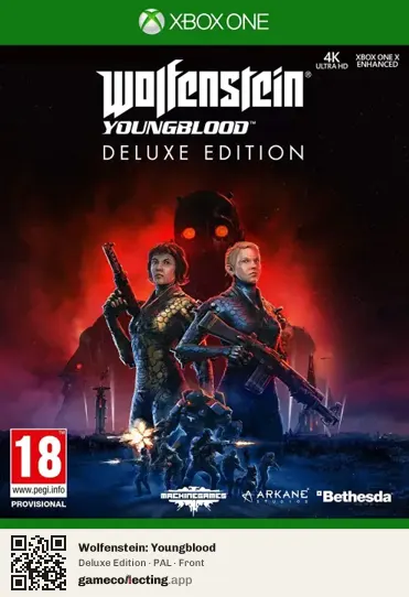 Wolfenstein: Youngblood Xbox One, PAL box front