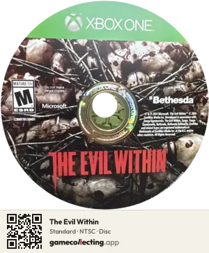 The Evil Within Xbox One, NTSC disc