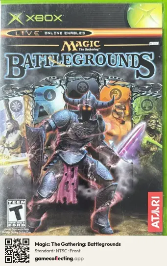 Magic: The Gathering: Battlegrounds Xbox, NTSC box front