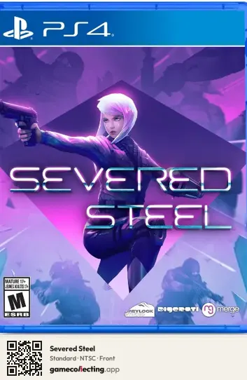 Severed Steel PlayStation 4, NTSC box front