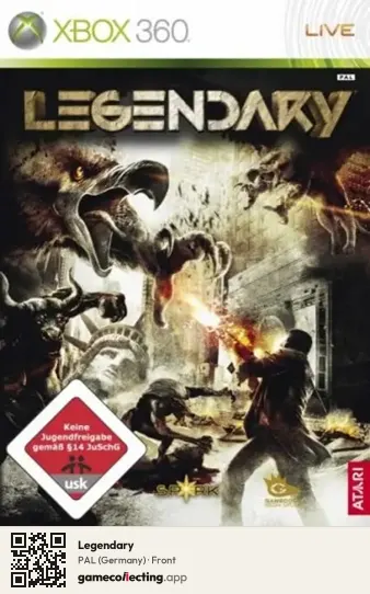 Legendary Xbox 360, Germany box front