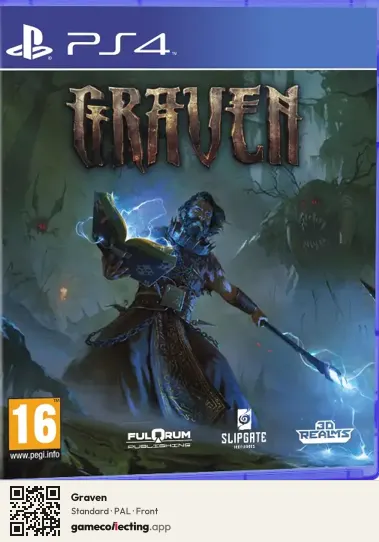 Graven PlayStation 4, PAL box front