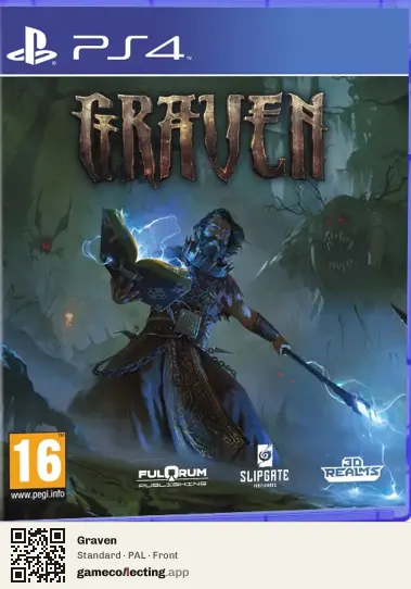 Graven PlayStation 4, PAL box front