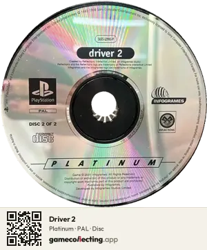 Driver 2 PlayStation, PAL disc
