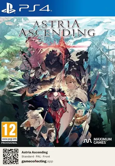 Astria Ascending PlayStation 4, PAL box front