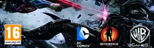 Injustice: Gods Among Us, the PEGI square on its front