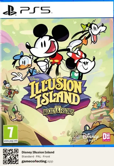 Disney Illusion Island PlayStation 5, PAL box front