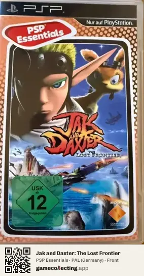 Jak and Daxter: The Lost Frontier PlayStation Portable, Germany box front