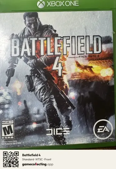Battlefield 4 Xbox One, NTSC box front