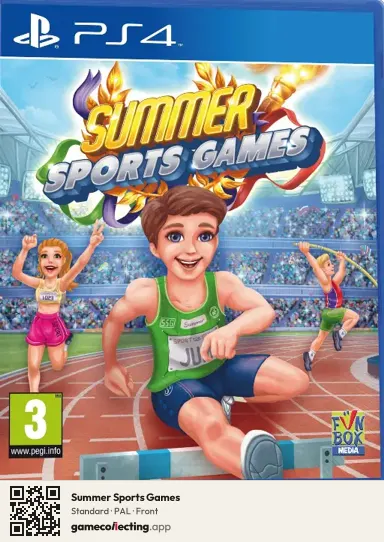 Summer Sports Games PlayStation 4, PAL box front