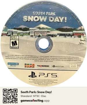South Park: Snow Day! PlayStation 5, NTSC disc