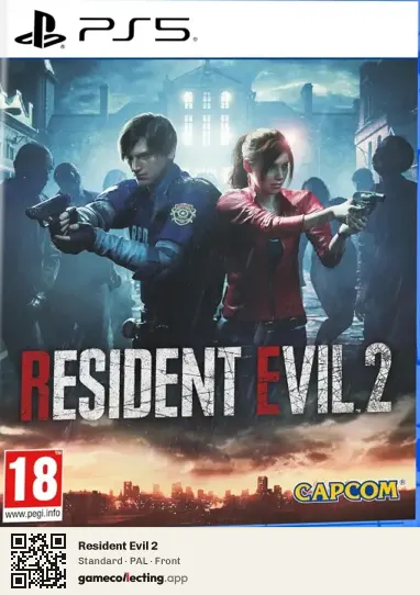 Resident Evil 2 PlayStation 5, PAL box front