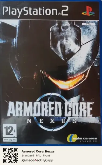 Armored Core: Nexus PlayStation 2, PAL box front