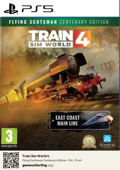 Train Sim World 4 PlayStation 5, PAL box front