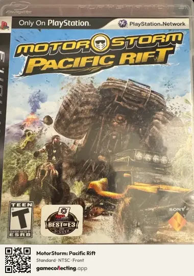 MotorStorm: Pacific Rift PlayStation 3, NTSC box front
