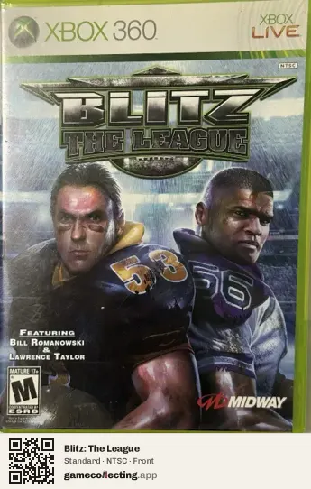 Blitz: The League Xbox 360, NTSC box front