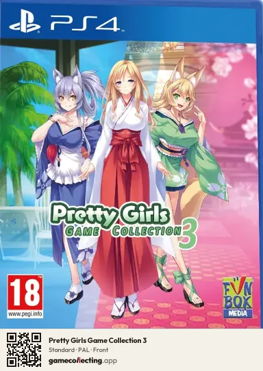 Pretty Girls Game Collection 3 PlayStation 4, PAL box front