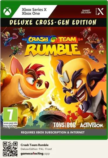 Crash Team Rumble Xbox Series X, PAL box front