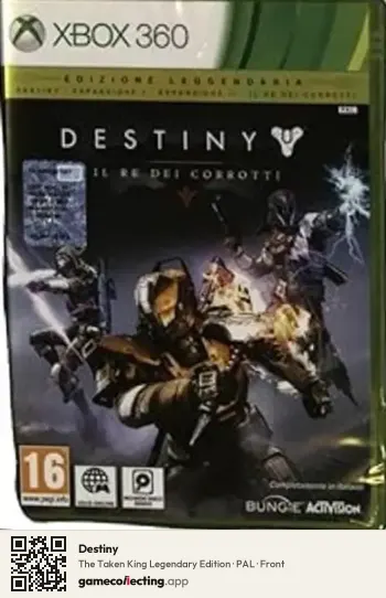 Destiny Xbox 360, PAL box front