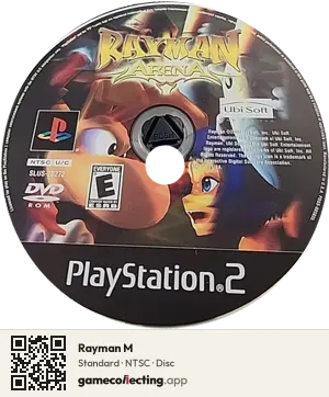 Rayman M PlayStation 2, NTSC disc