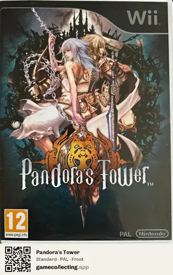 Pandora's Tower Nintendo Wii, PAL box front