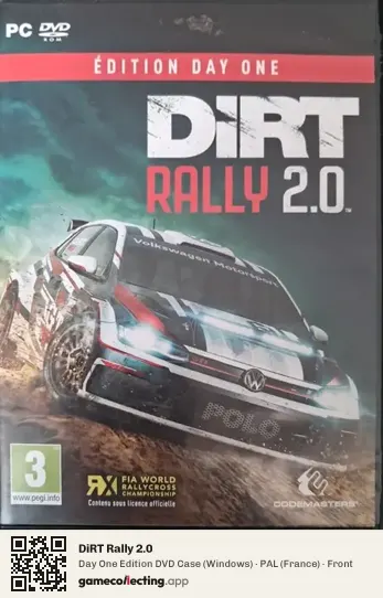DiRT Rally 2.0 Computer, France box front