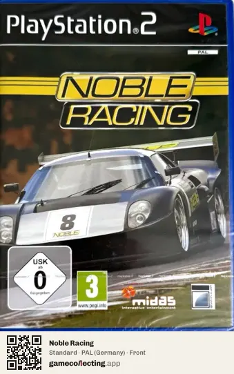 Noble Racing PlayStation 2, Germany box front