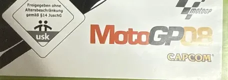MotoGP 08, the USK square on its front