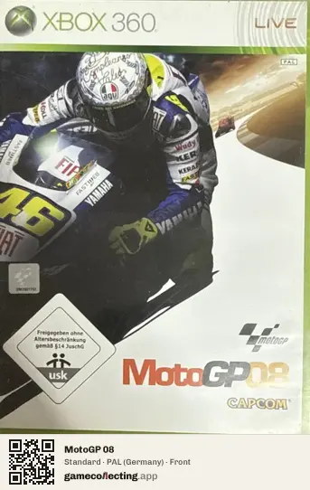 MotoGP 08 Xbox 360, Germany box front