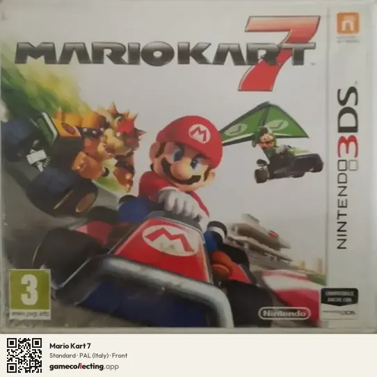Mario Kart 7 Nintendo 3DS, Italy box front