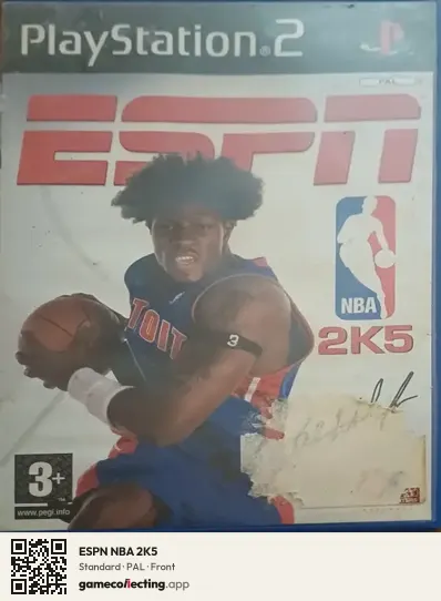 ESPN NBA 2K5 PlayStation 2, PAL box front