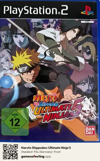 Naruto Shippuden: Ultimate Ninja 5 PlayStation 2, Germany box front