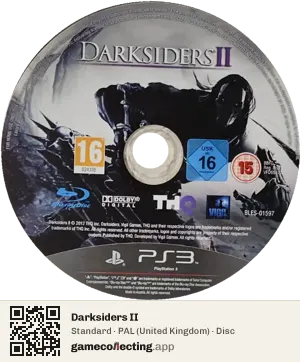 Darksiders II PlayStation 3, PAL disc