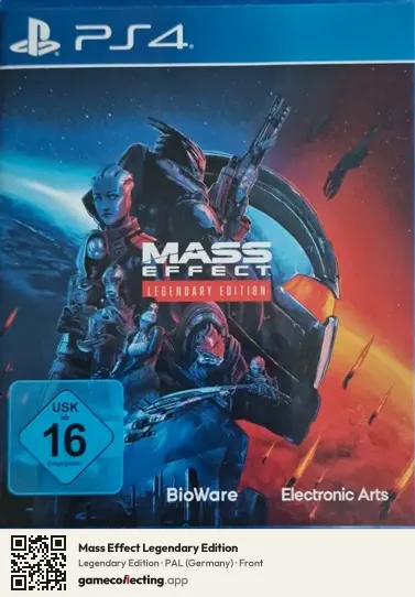 Mass Effect Legendary Edition PlayStation 4, Germany box front