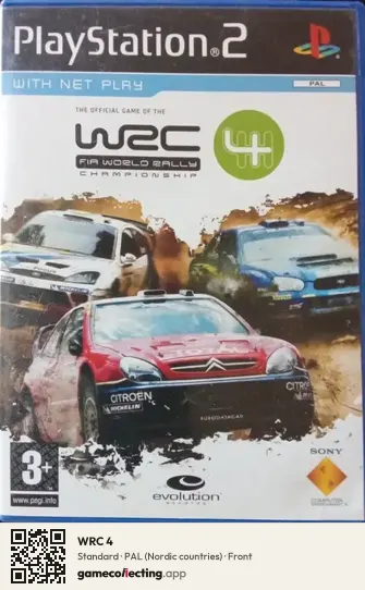 WRC 4 PlayStation 2, Nordic countries box front