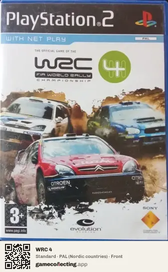 WRC 4 PlayStation 2, Nordic countries box front