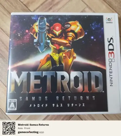 Metroid: Samus Returns Nintendo 3DS, Asia box front