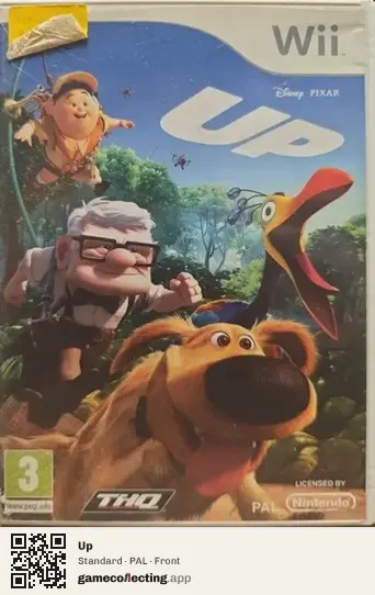 Up Nintendo Wii, PAL box front