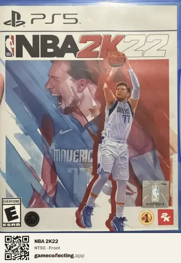 NBA 2K22 PlayStation 5, NTSC box front