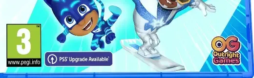 PJ Masks Power Heroes: Mighty Alliance, the PEGI square on its front