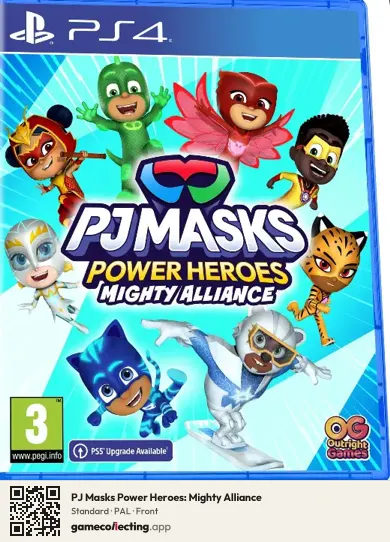 PJ Masks Power Heroes: Mighty Alliance PlayStation 4, PAL box front