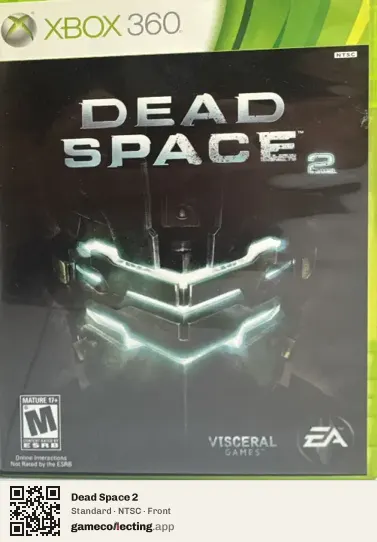 Dead Space 2 Xbox 360, NTSC box front