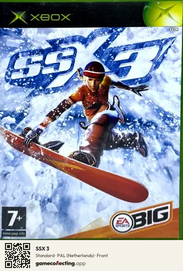 SSX 3 Xbox, Netherlands box front