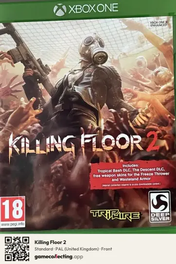 Killing Floor 2 Xbox One, United Kingdom box front