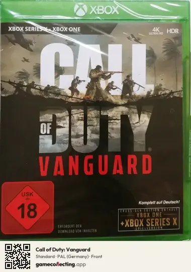 Call of Duty: Vanguard Xbox Series X, Germany box front