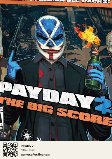 Payday 2 Xbox One, NTSC box front