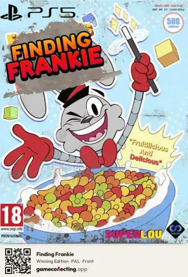 Finding Frankie PlayStation 5, PAL box front