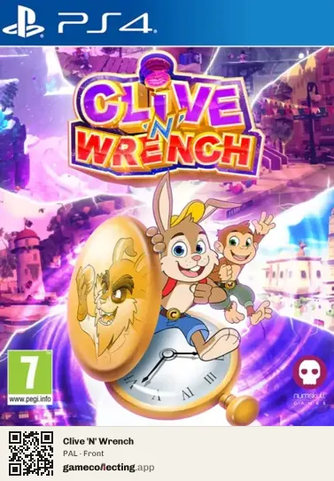 Clive 'N' Wrench PlayStation 4, PAL box front