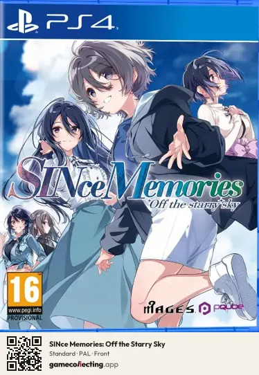 SINce Memories: Off the Starry Sky PlayStation 4, PAL box front